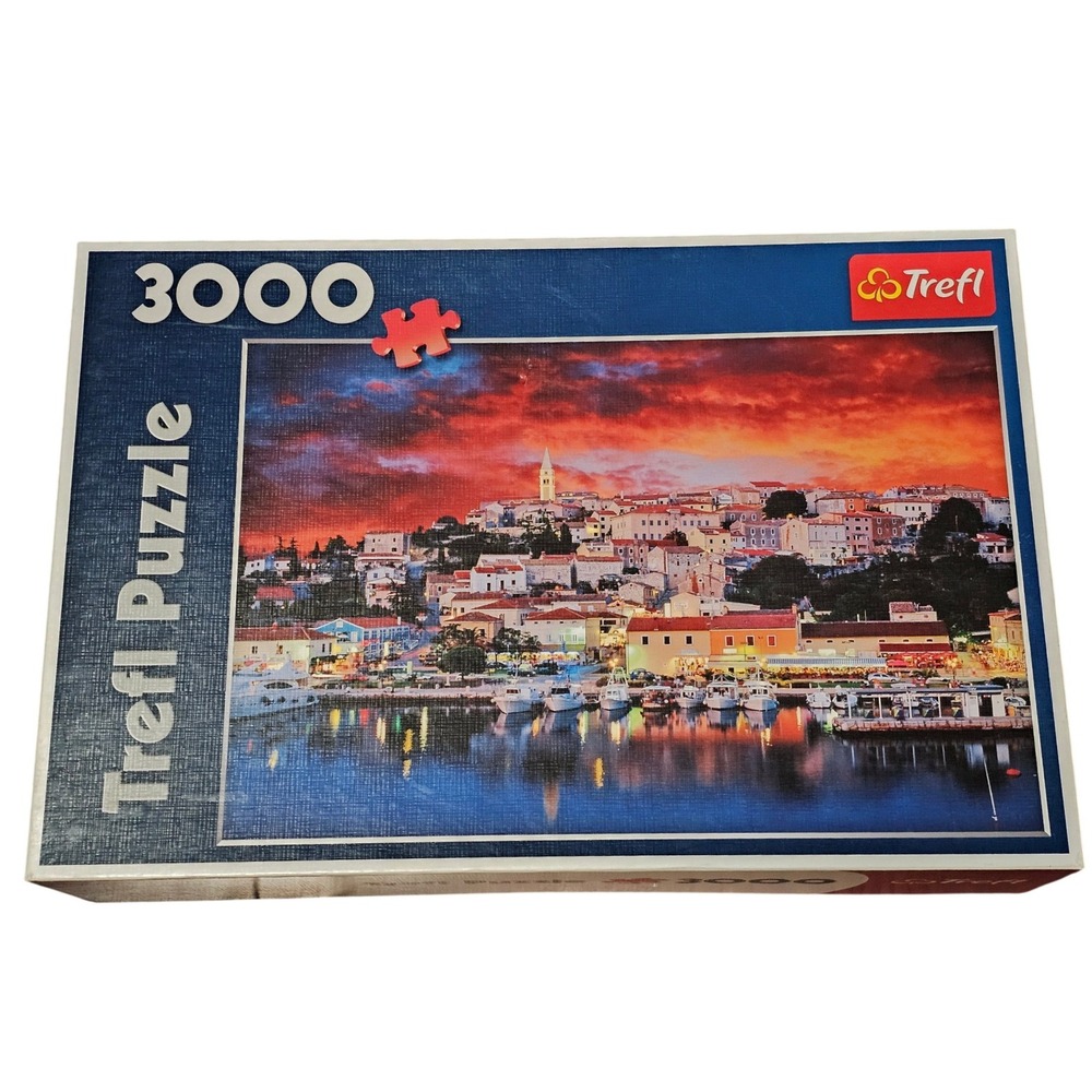 Trefl 3000 Piece Jigsaw Puzzle Vrsar Croatia Sunset Landscape‎ 33018 Mens Womens